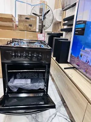 Nice Black Volcano Gas Cooker 4burner 50/50