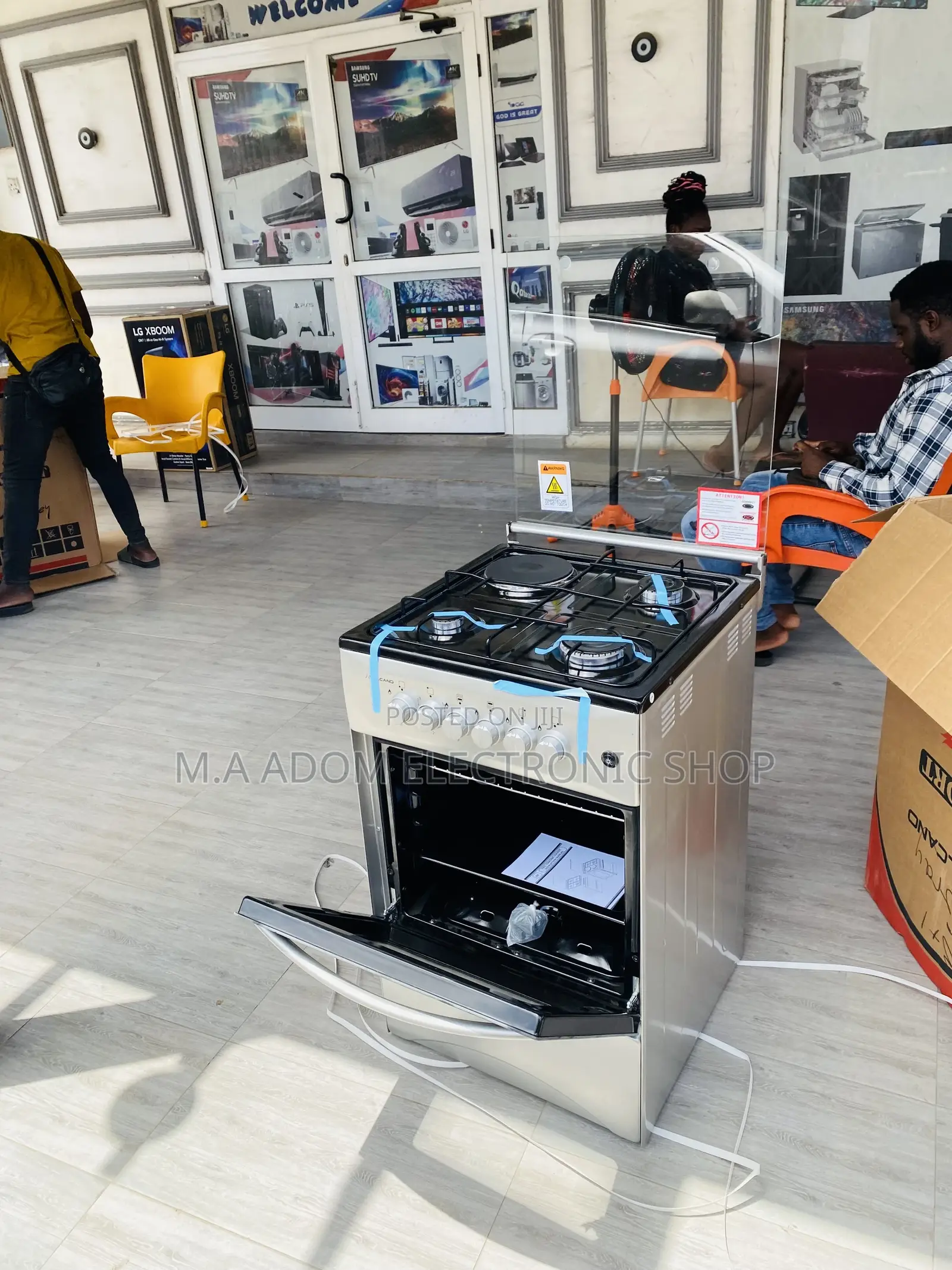 Purchase Original Volcano 50x50 3 Gas + 1 Electric Burner.