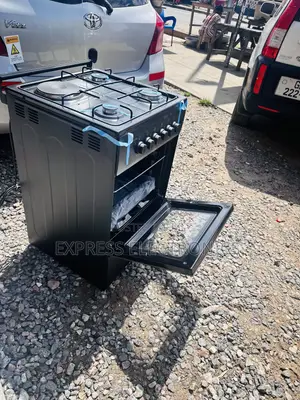 Grab a Black Volcano Gas Electric 3-1 Stove Oven