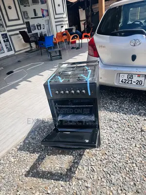 Black Gas Electric Cooker Oven 3-1 Stove Best Sale