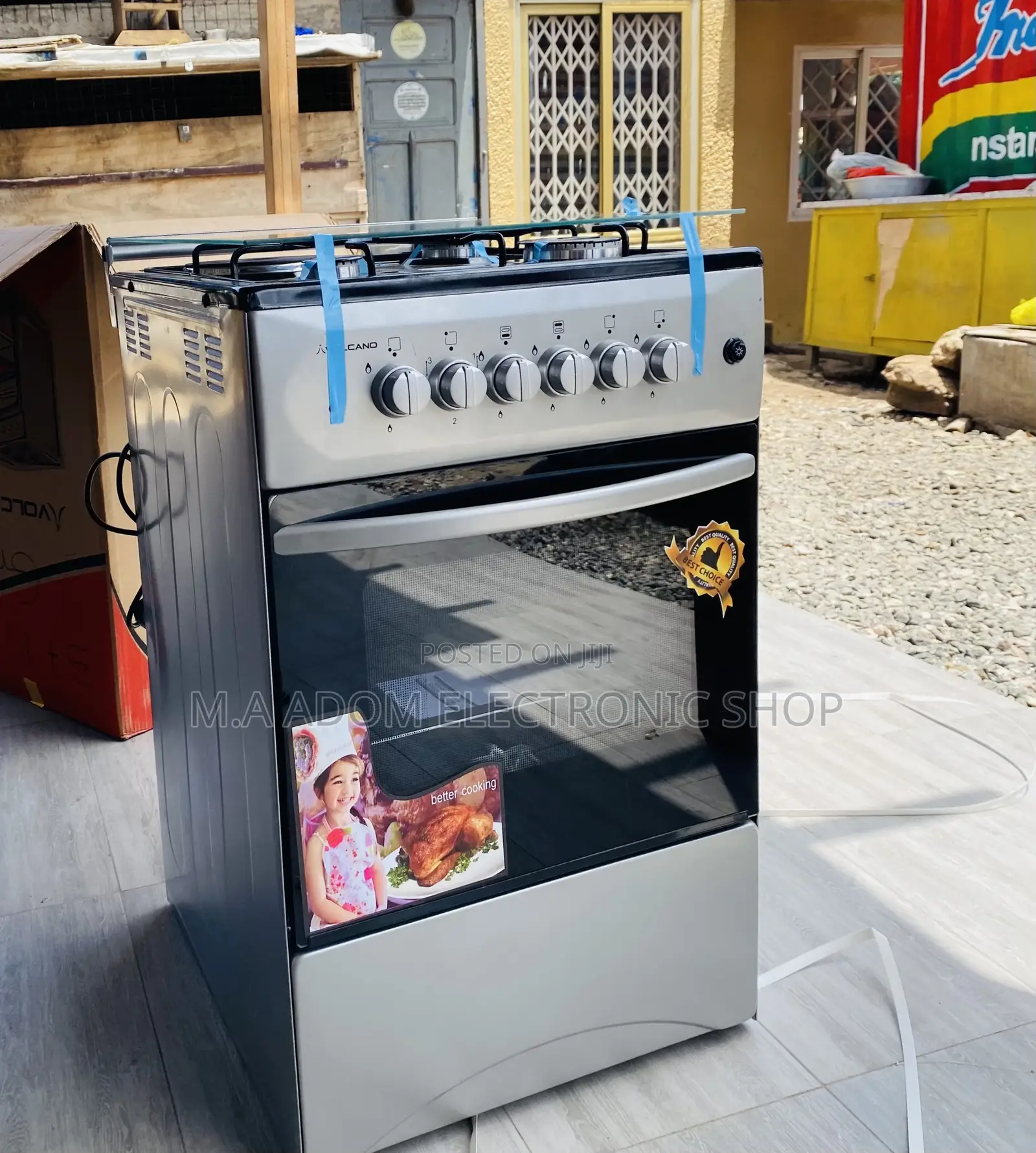 Purchase Original Volcano 50x50 3 Gas + 1 Electric Cooker