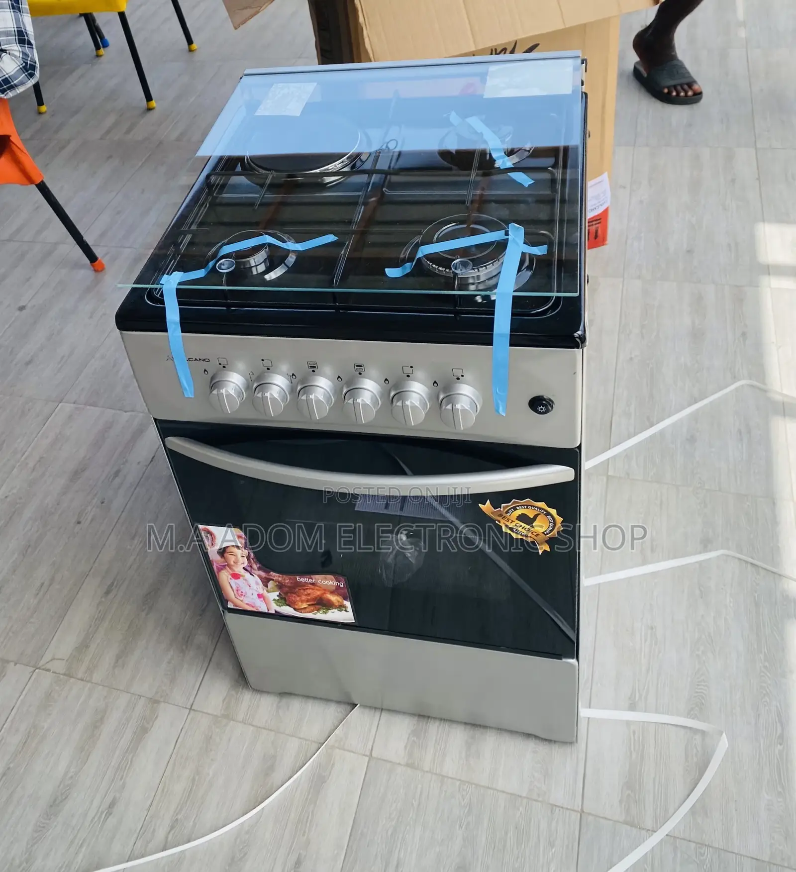 Purchase Adorable Volcano 50x50 3 Gas + 1 Electric Cooker.