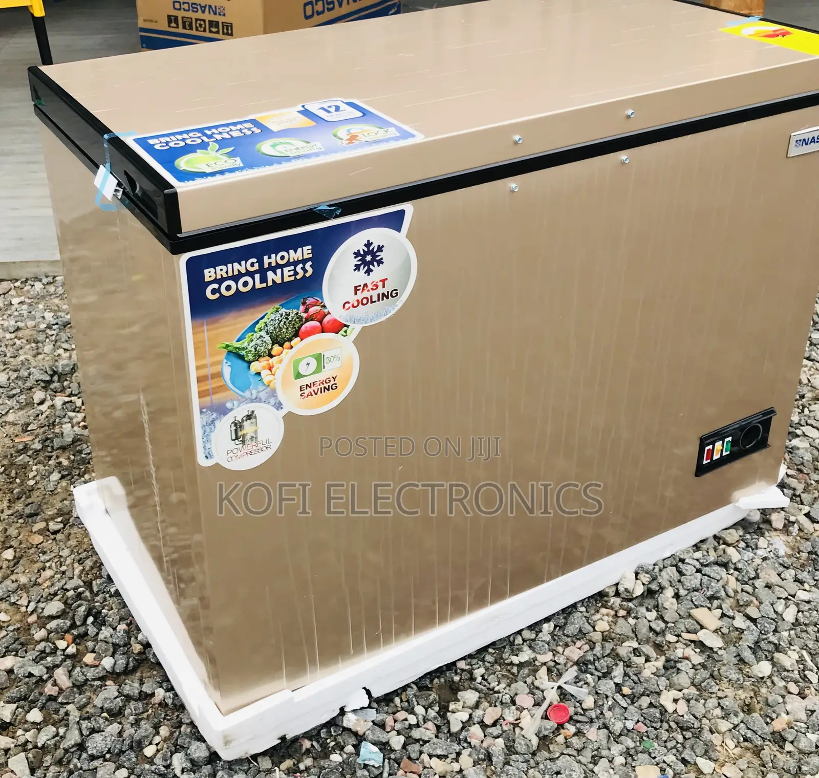 Easy Cleaning Nasco 288L 2-Star Chest Freezer [NAS-400FL]