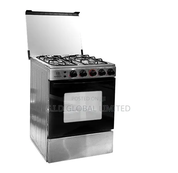 Quality Nasco 4 Burner Gas Cooker Stainless Steel Nasgc-Lme6