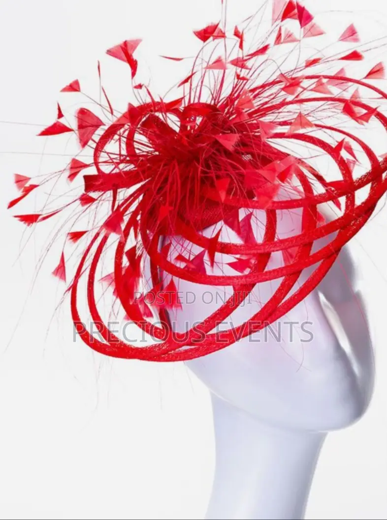 Red N Pink Fascinators
