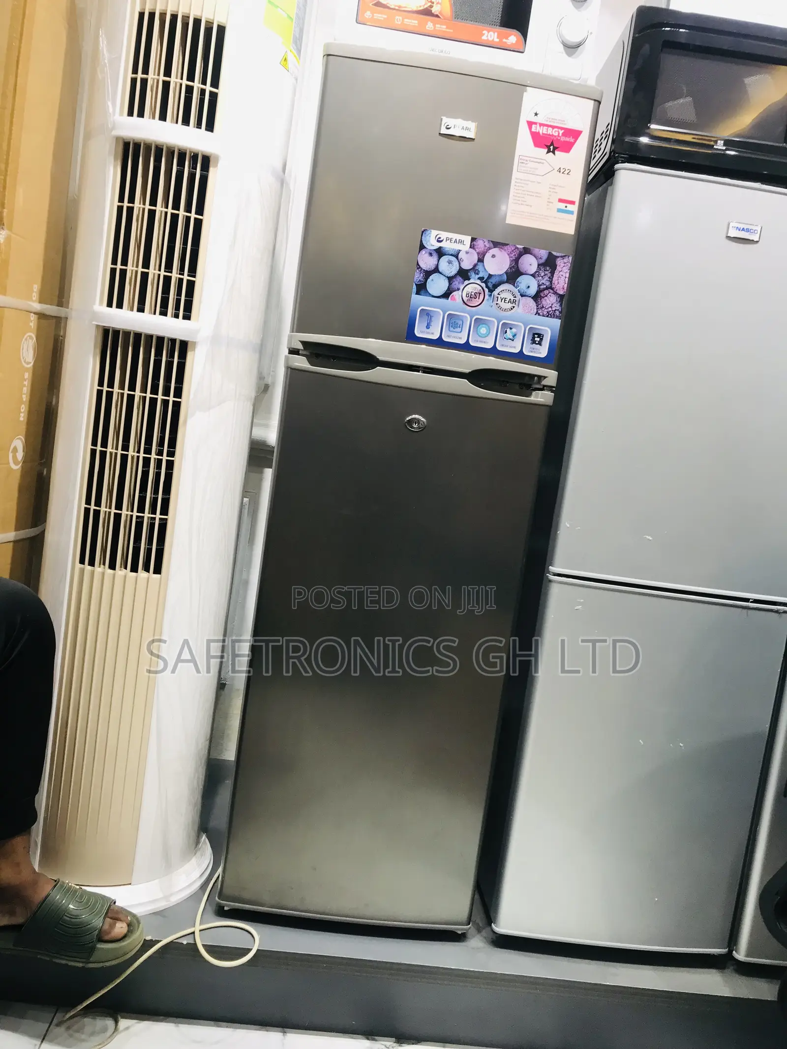 Pearl 166 Liters Pf-270ix Topfreezer Doubledoor Fridge
