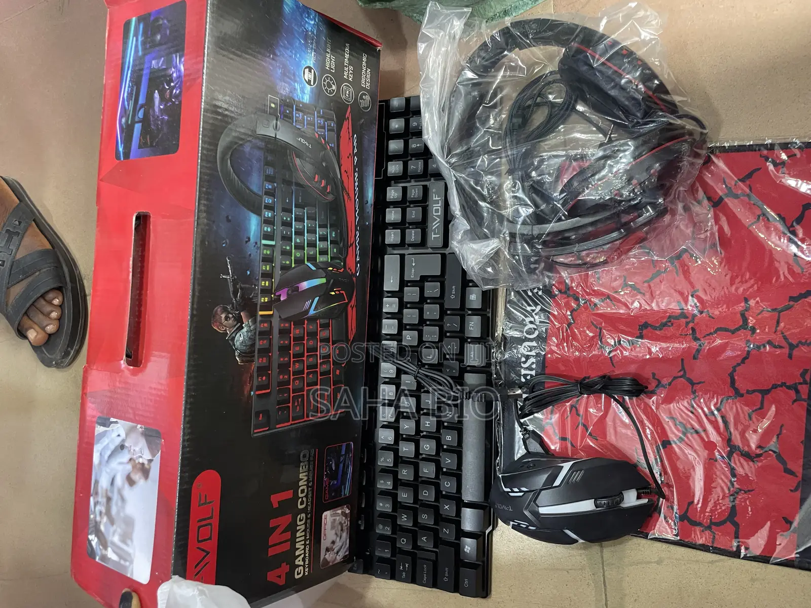 4in1 Backlight Keyboard Set