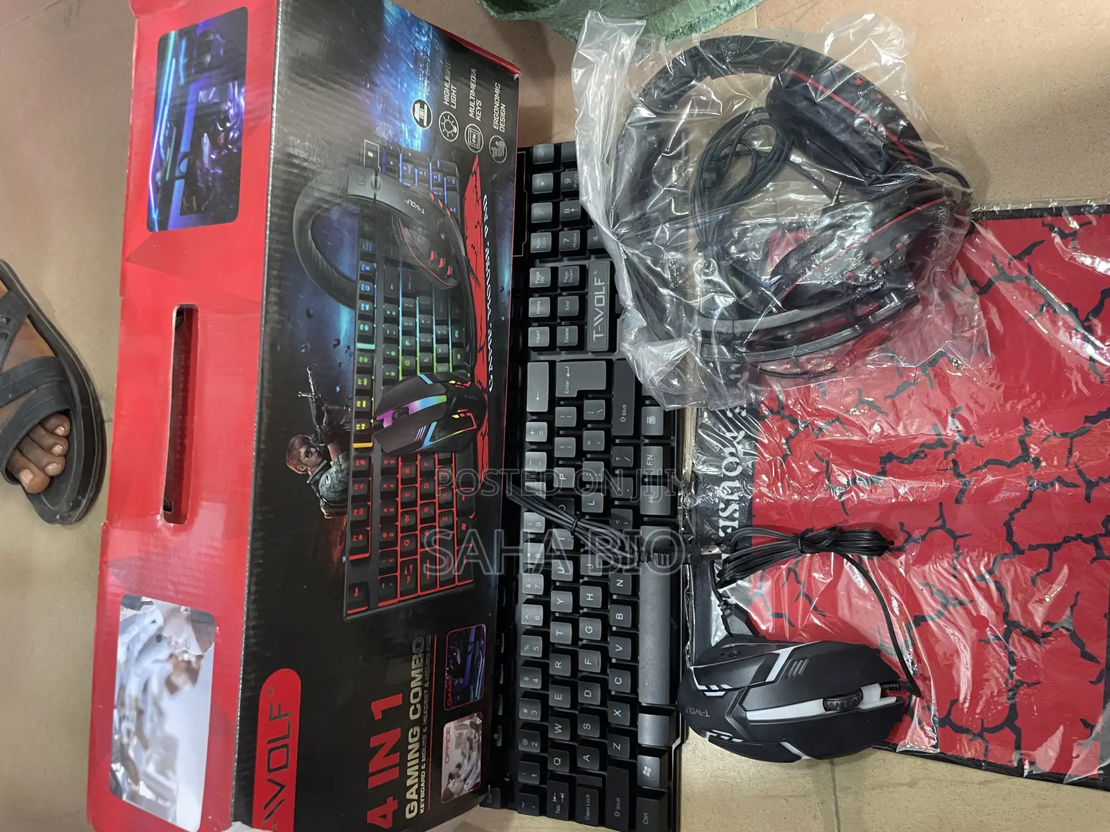 4in1 Backlight Keyboard Set