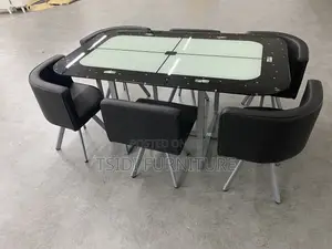 Quality Glass Dining Sets With 6 Chairs