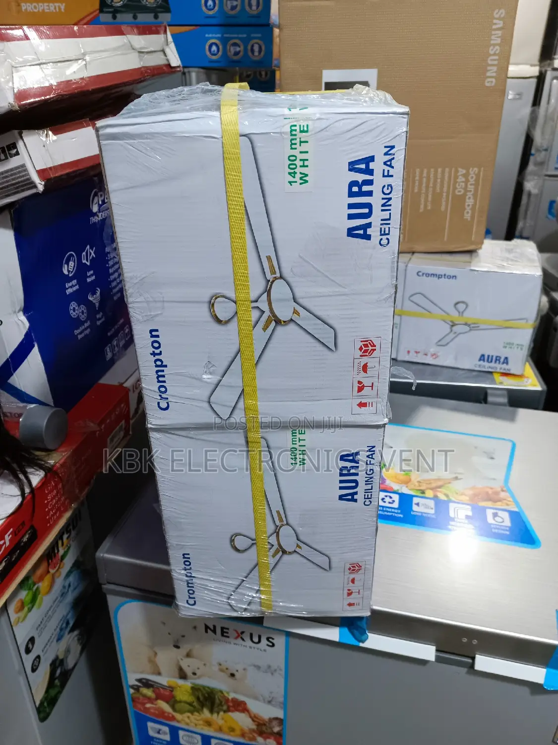 Crompton Aura Ceiling Fan.