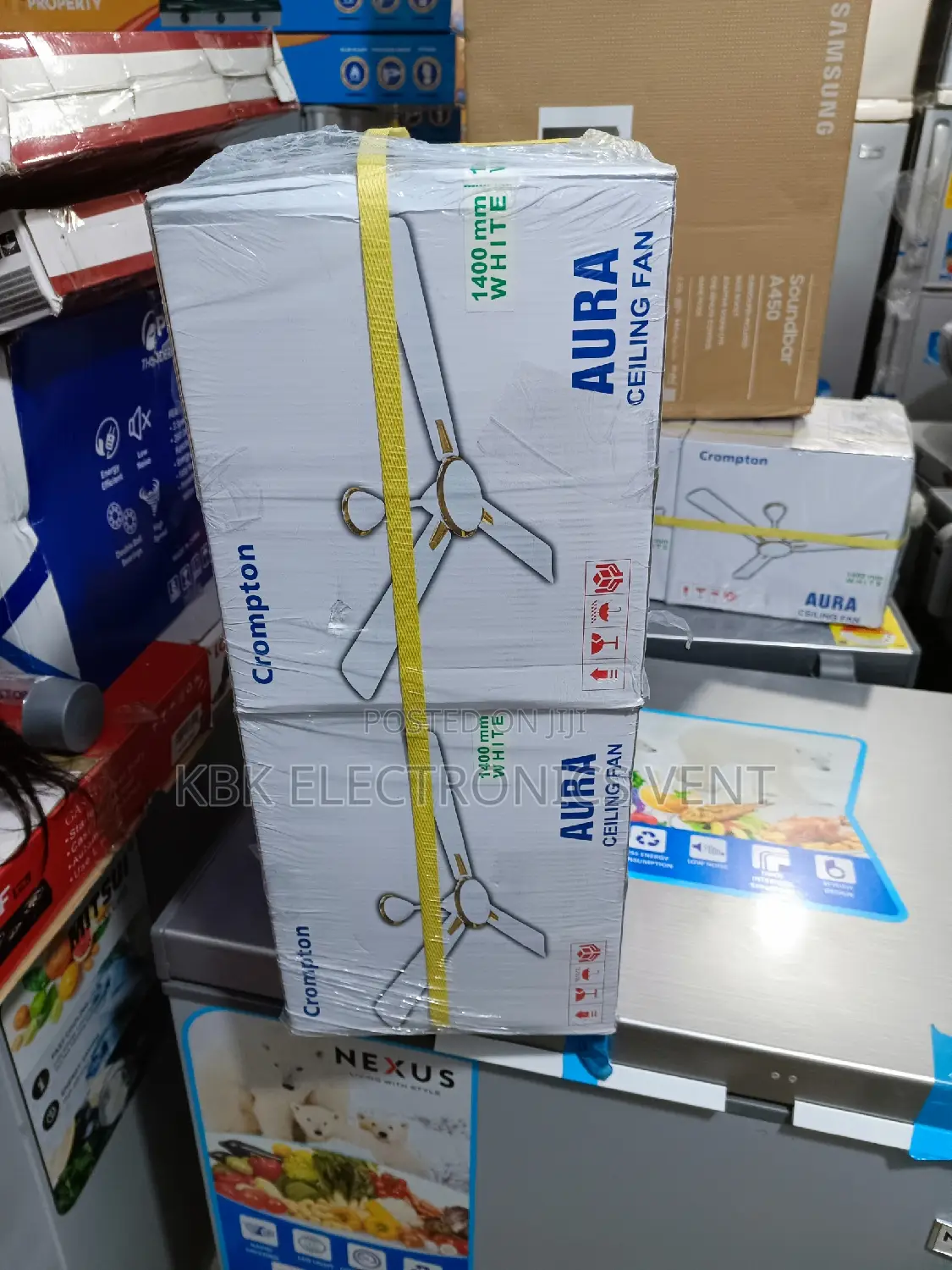 Crompton Aura Ceiling Fan.