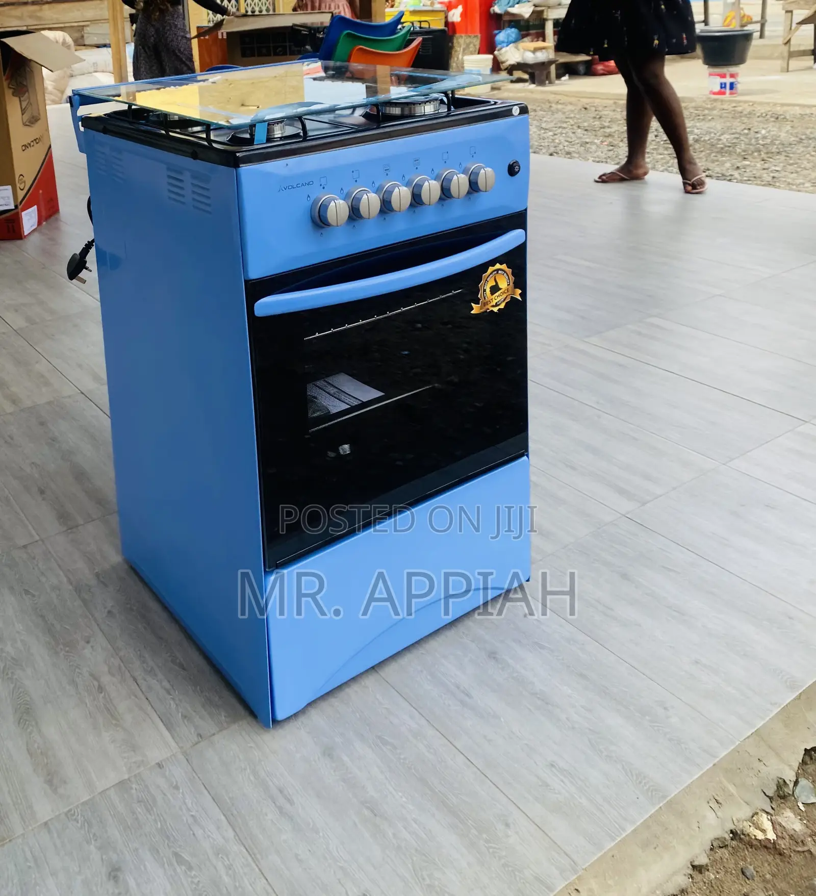 Purchase Authentic Volcano 50x504gas Burner With Oven(Blue)