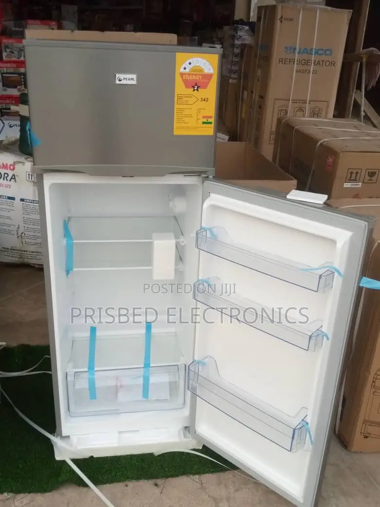 Pearl Double Door Fridge 205 Litres Top Freezer