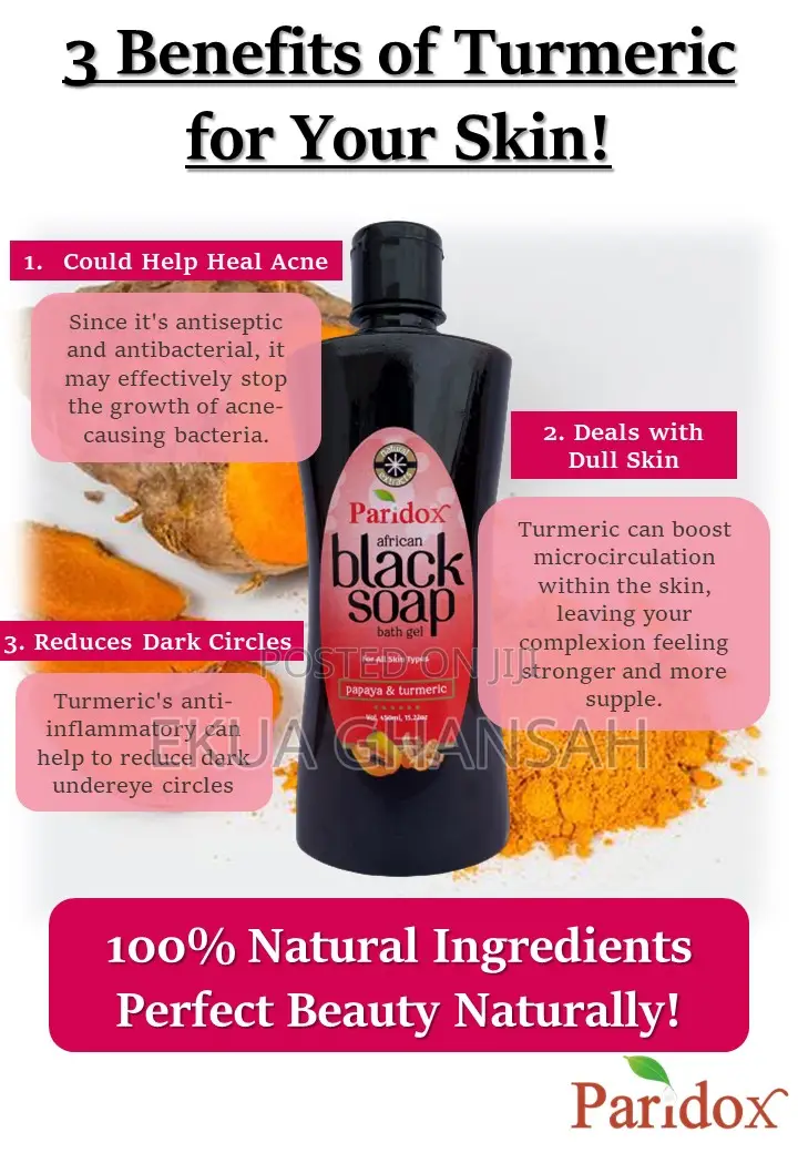 Paridox African Black Soap (Bath Gel)