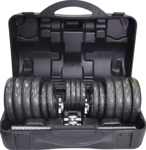 30kg Adjustable Dumbells Set/ Long Bar