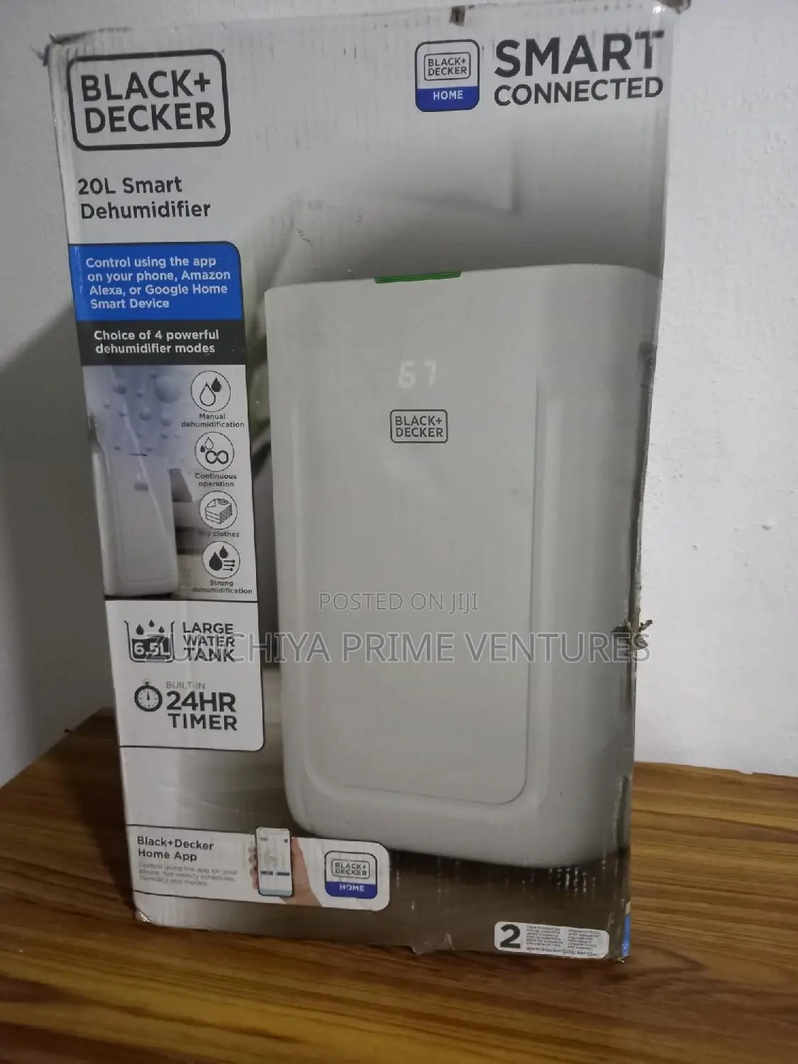20.L Black+Decker Smart Dehumidif From Uk