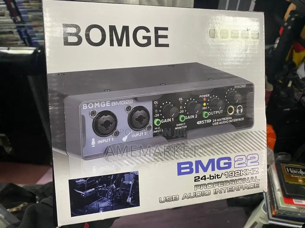 Audio Interface, Perfect Recording For Mic, Guitar, Etc