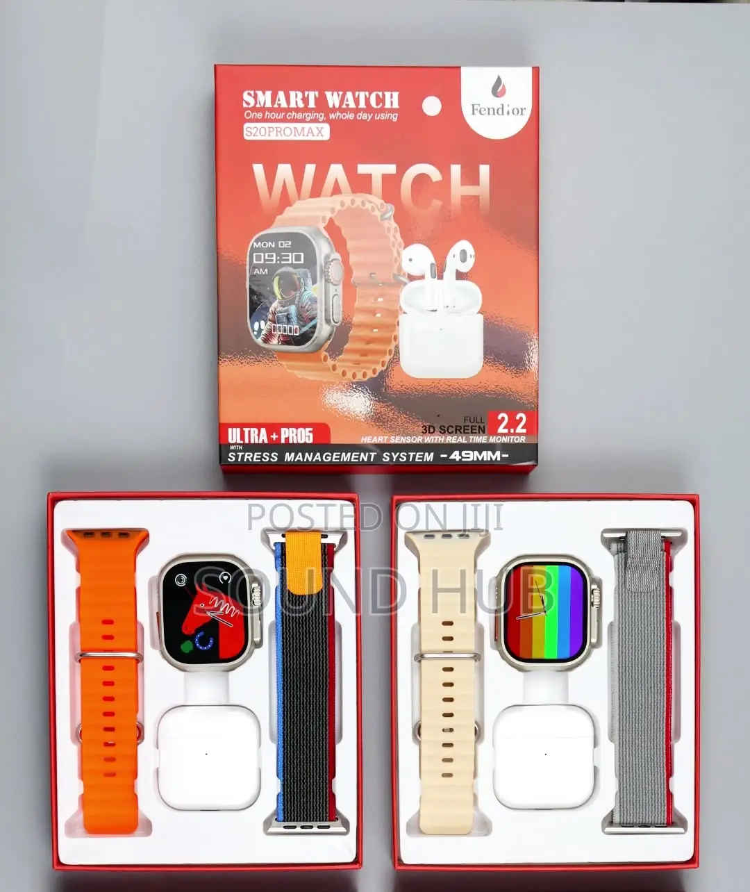 S20 Promax Smart Watch With Earbuds