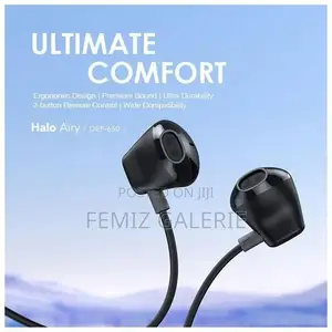 Oraimo Halo Airy Type-C Half in-Ear Wired Headphones