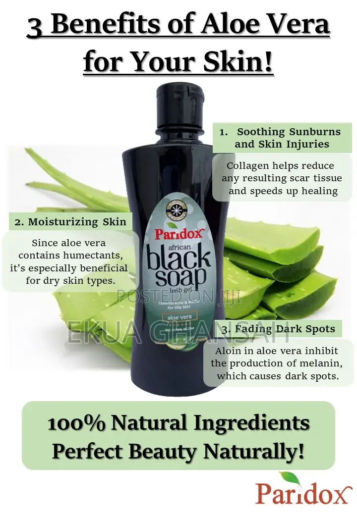 Paridox African Black Soap (Bath Gel)