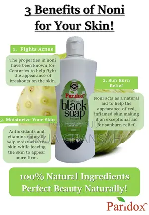 Paridox African Black Soap (Bath Gel)