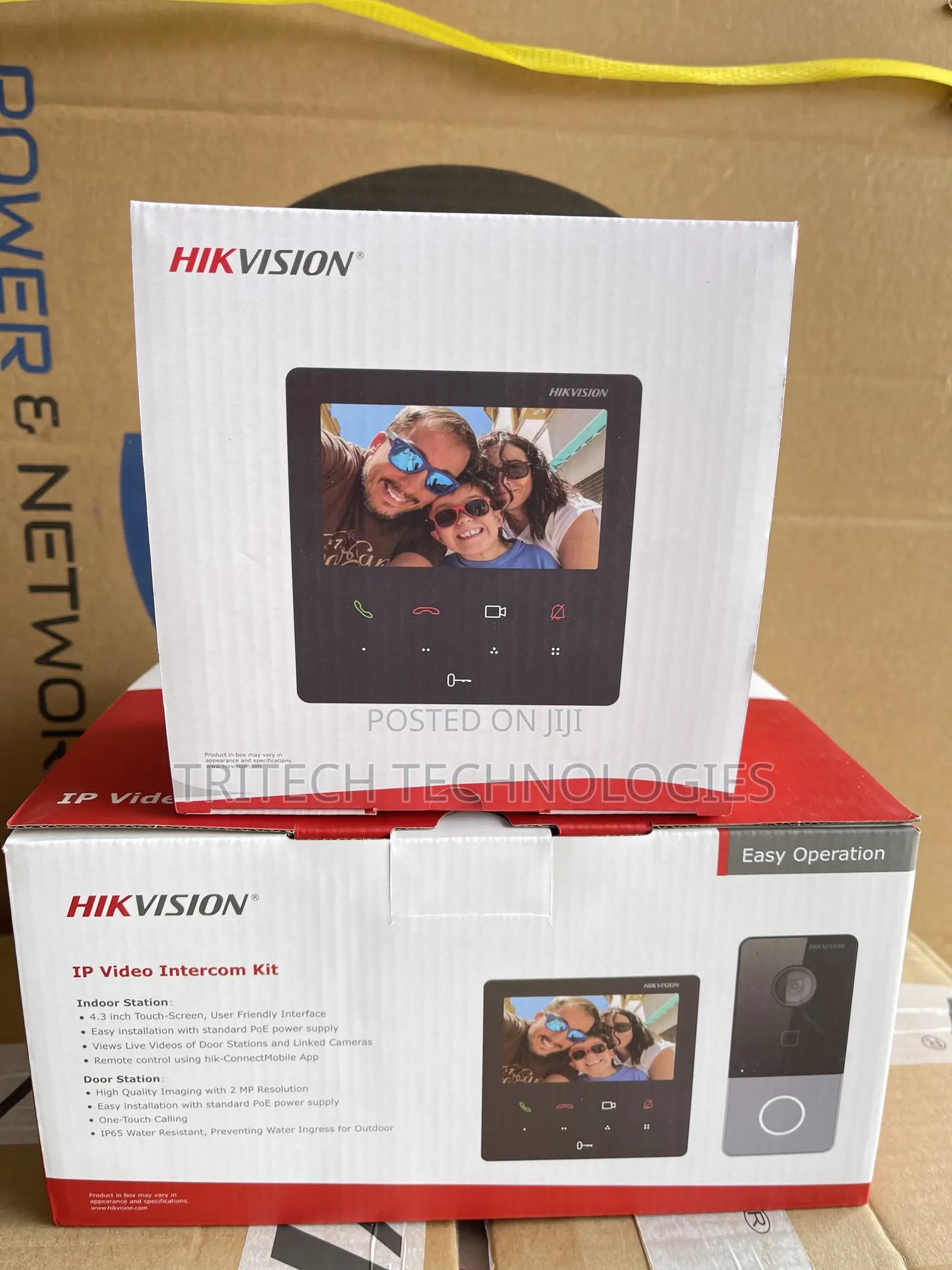 Hikvision IP Mini Video Intercom With Extra Screen