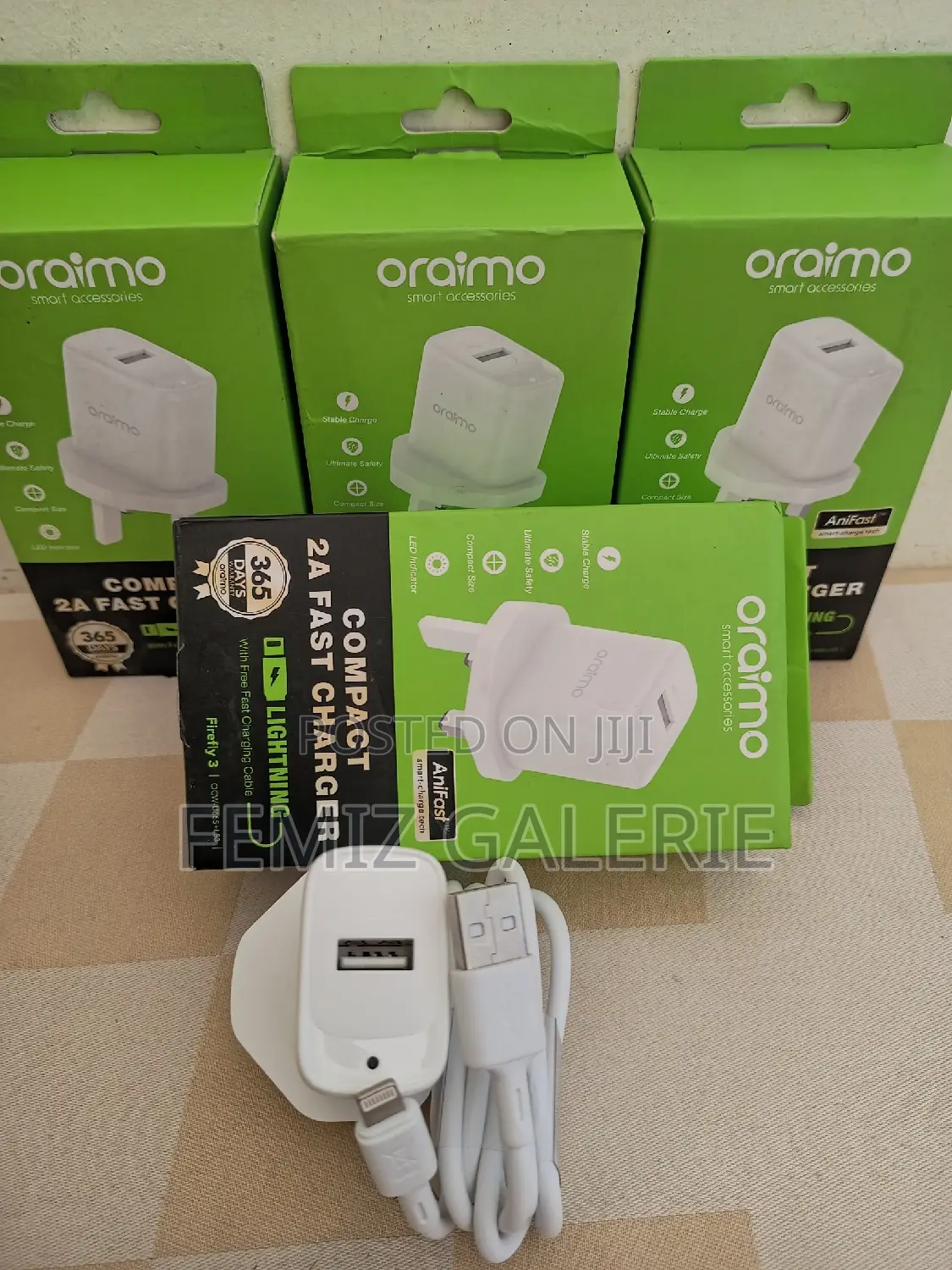 Oraimo Firefly 3 USB-A to Lightening (iPhone) Charger