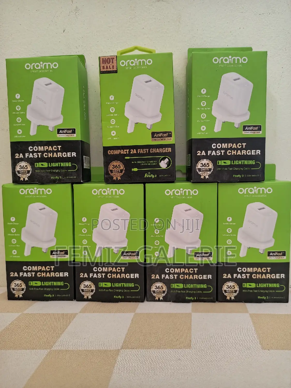 Oraimo Firefly 3 USB-A to Lightening (iPhone) Charger