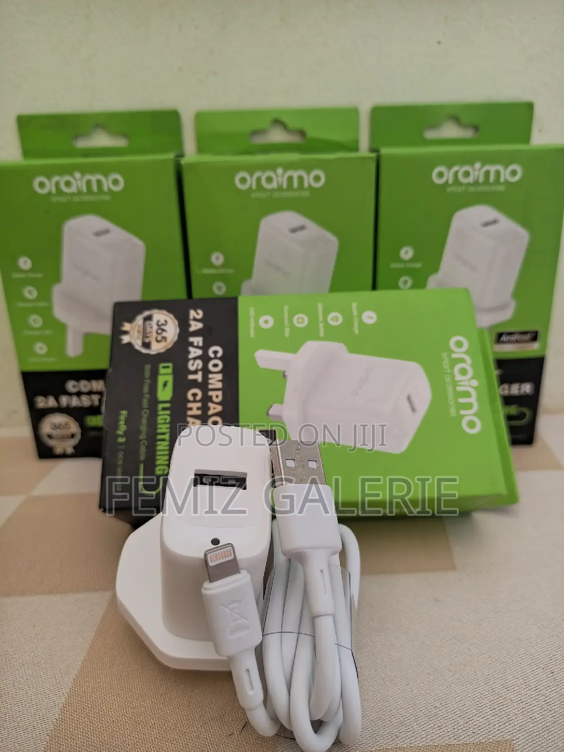 Oraimo Firefly 3 USB-A to Lightening (iPhone) Charger