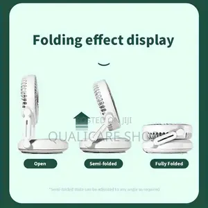 Portable Rechargeable Fan (Wall Mounted/Desktop)