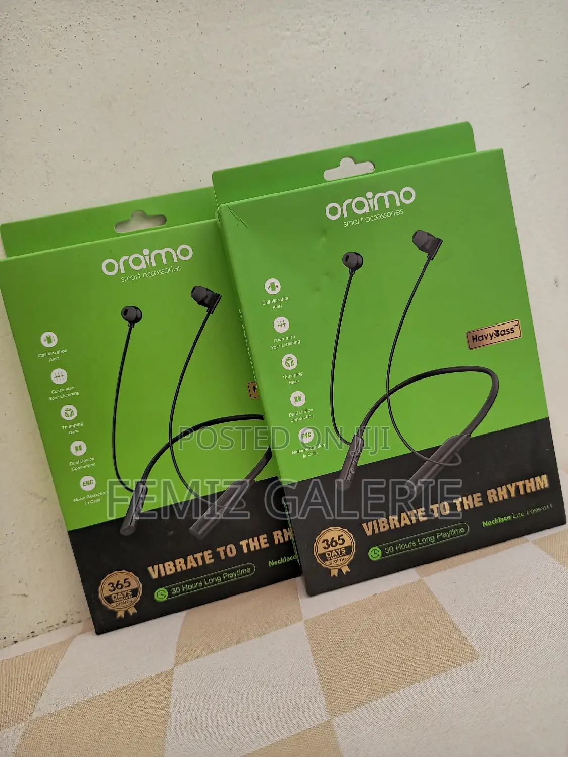 Oraimo Necklace Lite Call Vibration Wireless Headphones