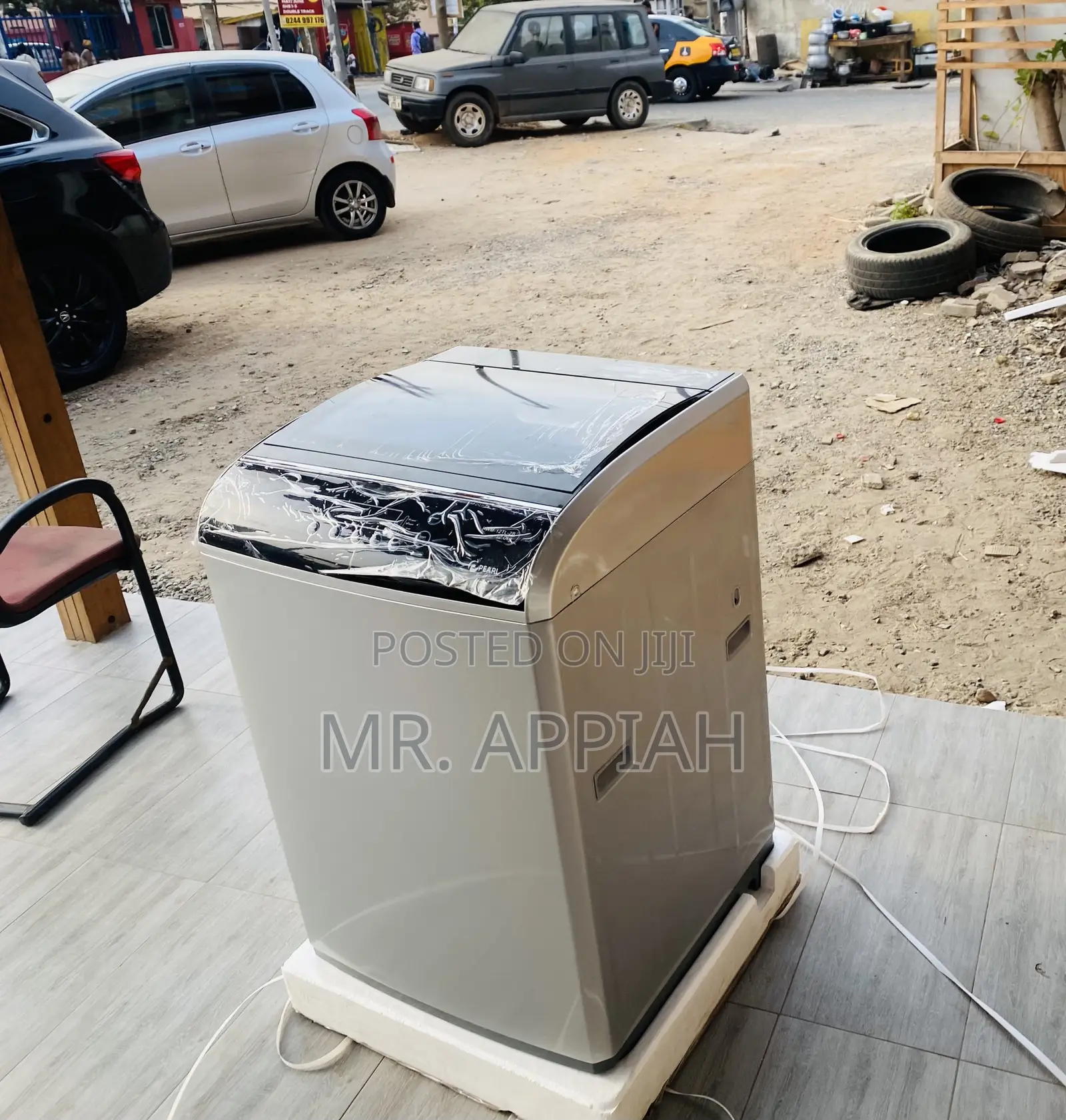 Full Automatic Top Load Electric Pearl Washing Machine.