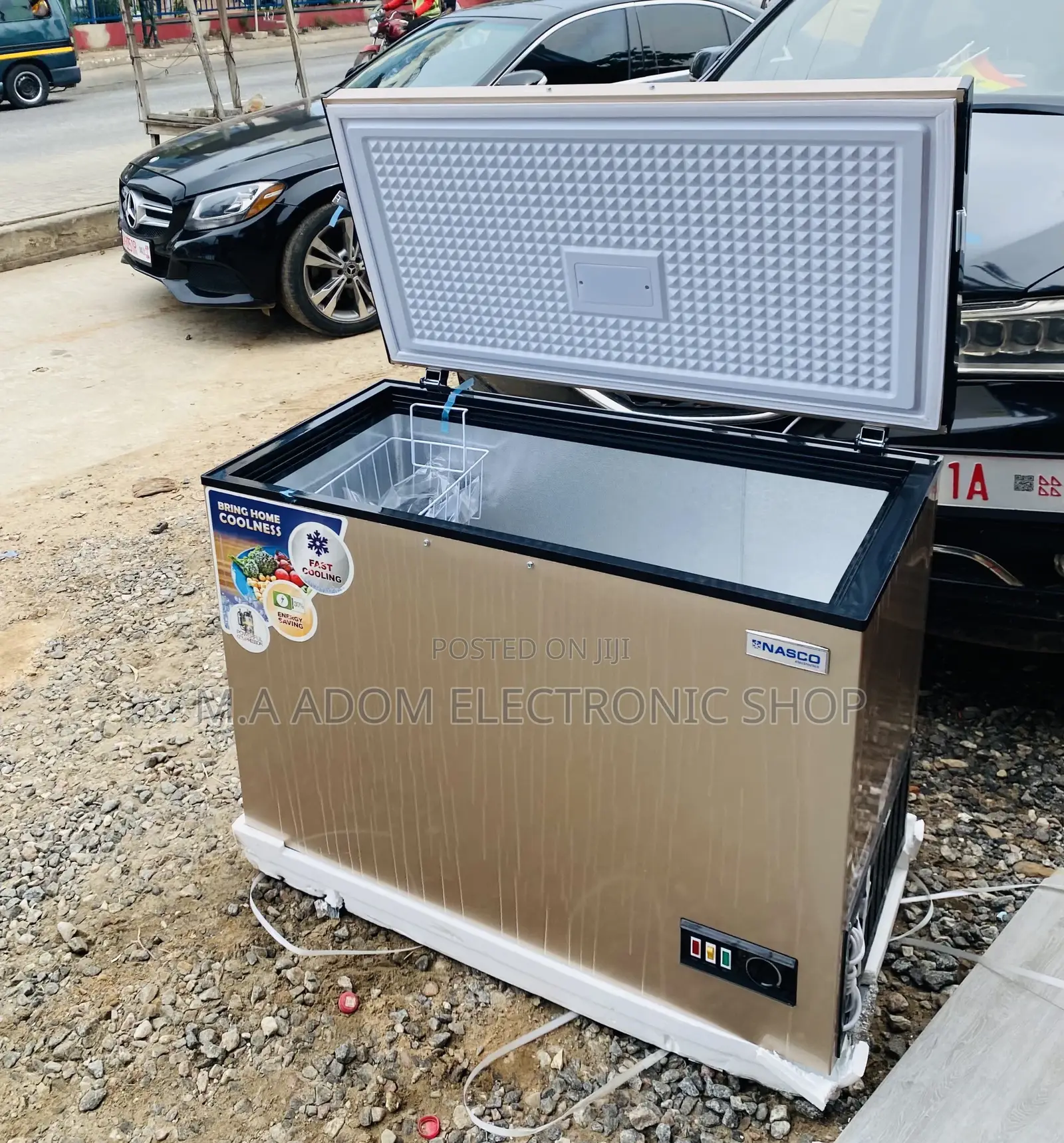 Fast Chilling Nasco Single Door Electric Chest Freezer.