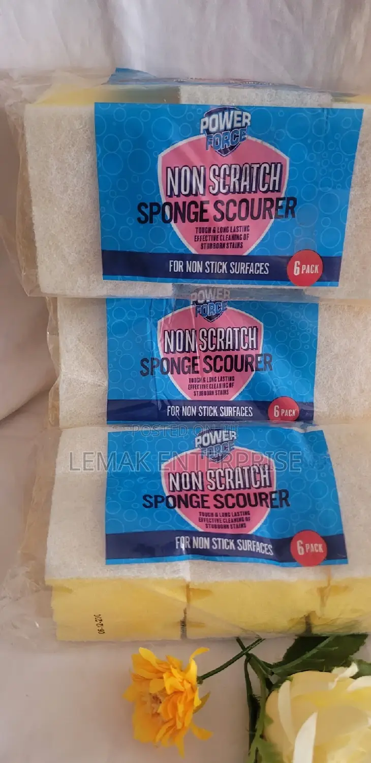 Sponge /Non Scratch Scourers 6 Piece