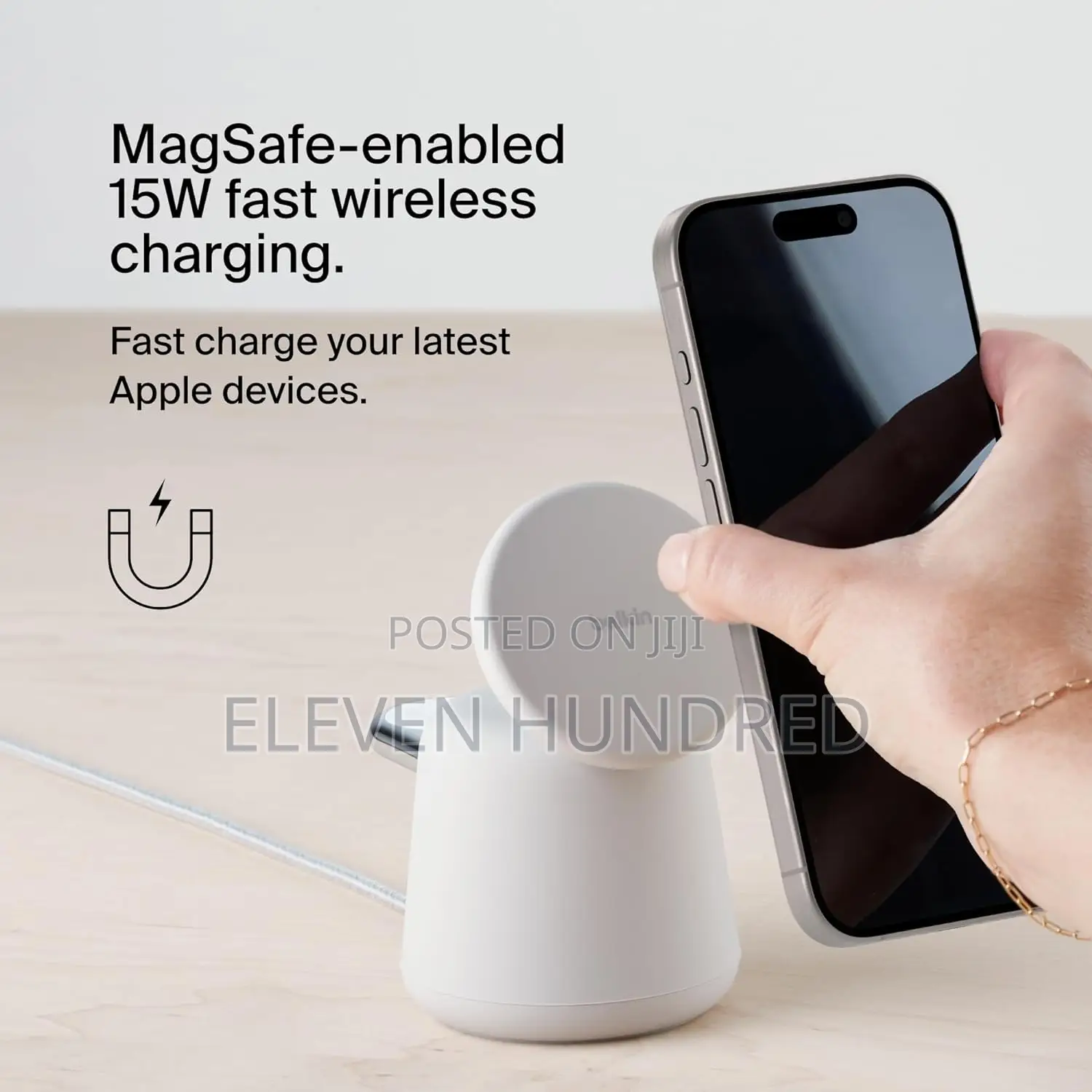 Wireless Charging Dock With Magsafe (Belkin)