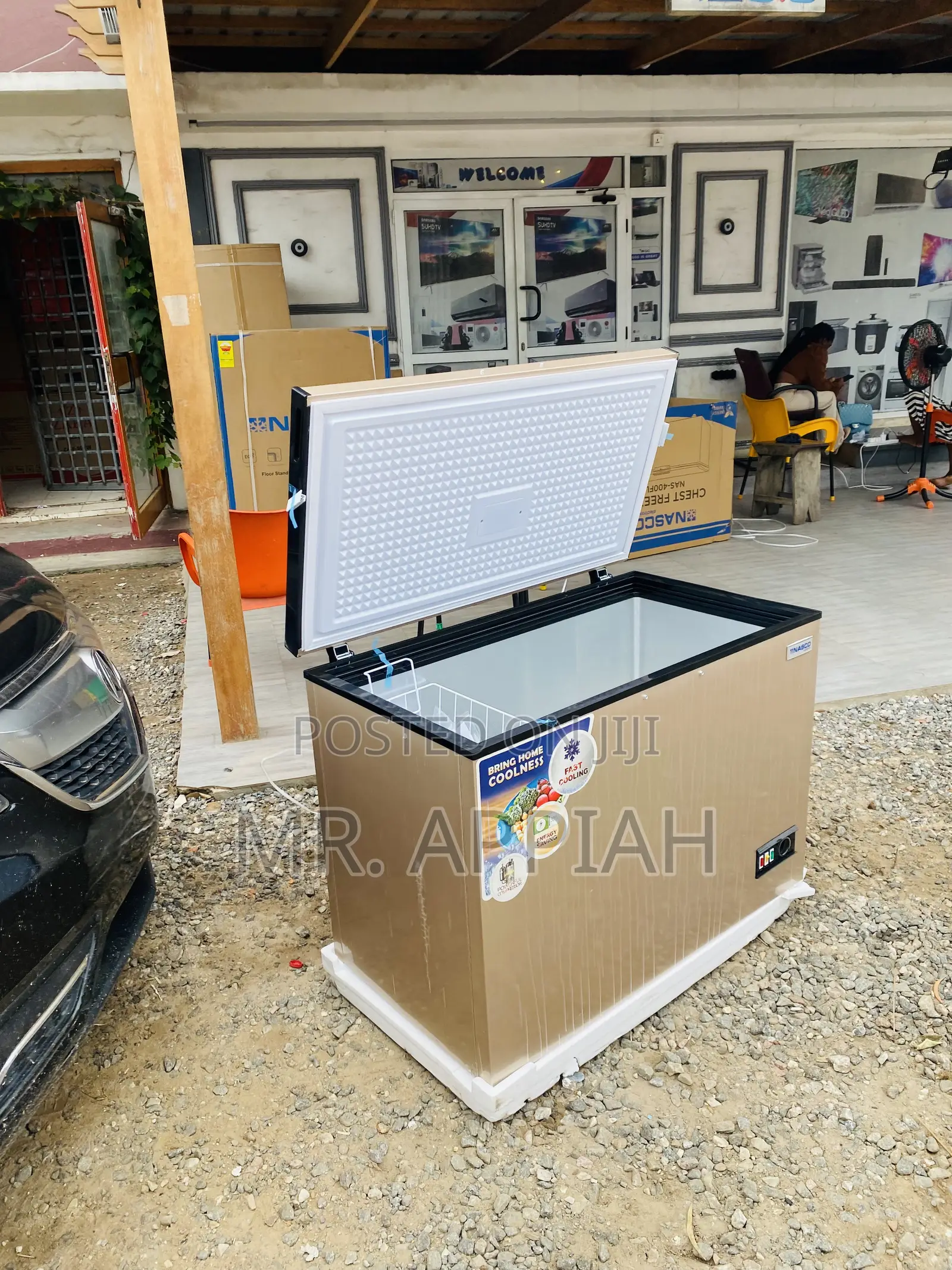 Durable Nasco Single Door Electric Chest Freezer(Nas 350).