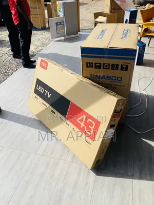 Elegant Black TCL 43d3400 Full HD Satellite Led Tv.