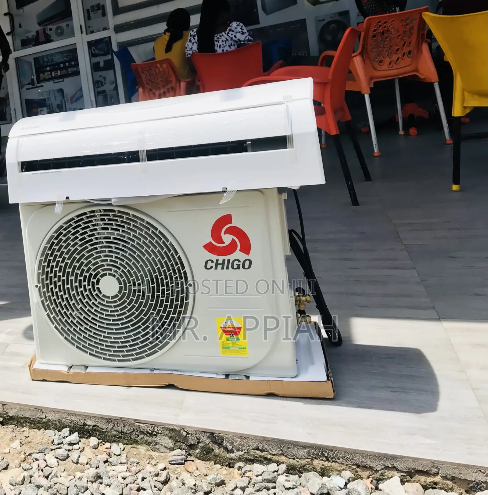 Elegant White Chigo Split Type Air Conditioner(2.0hp)R410.