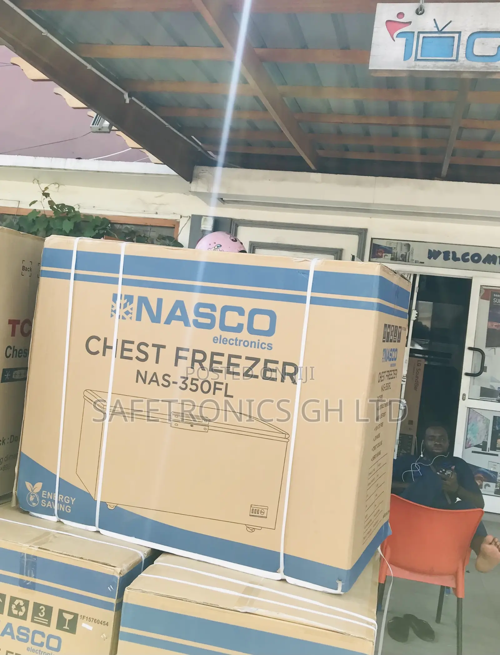Quality Nas-350 Nasco Singledoor Gray Chestfreezer