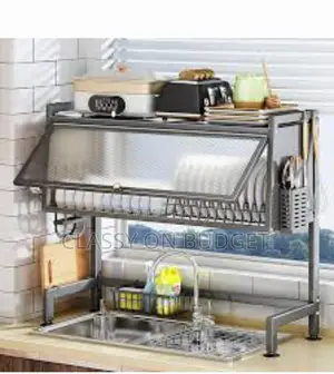 Over Sink Rack With Cover