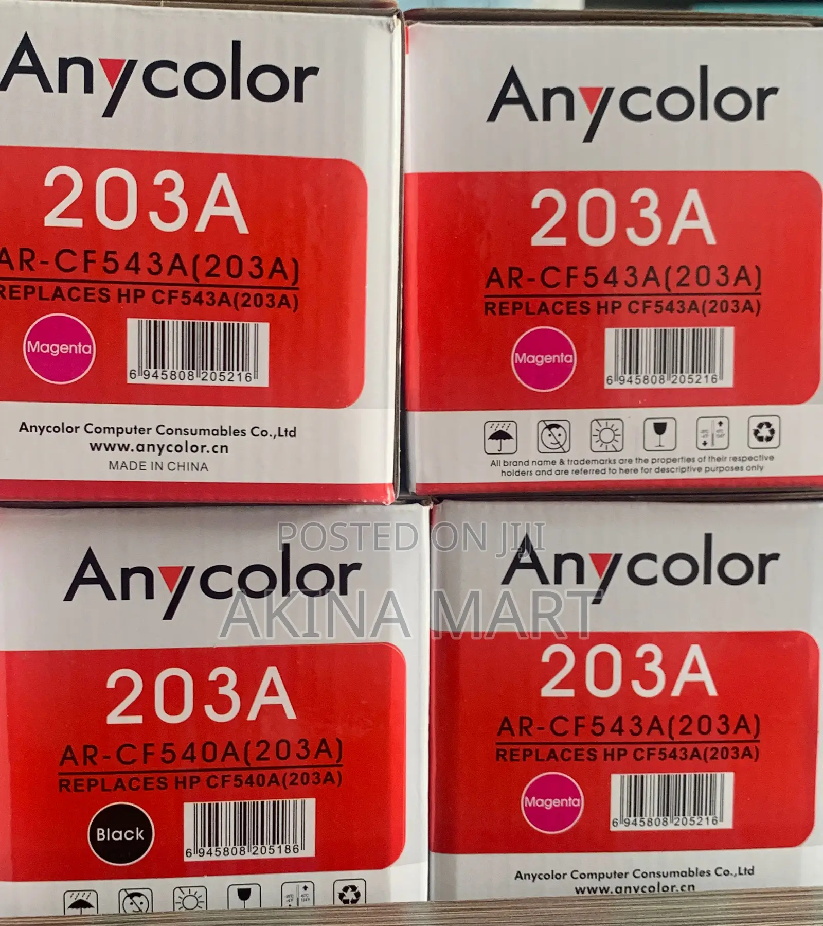 203a Toner Compatible Hp Color Toner 203a
