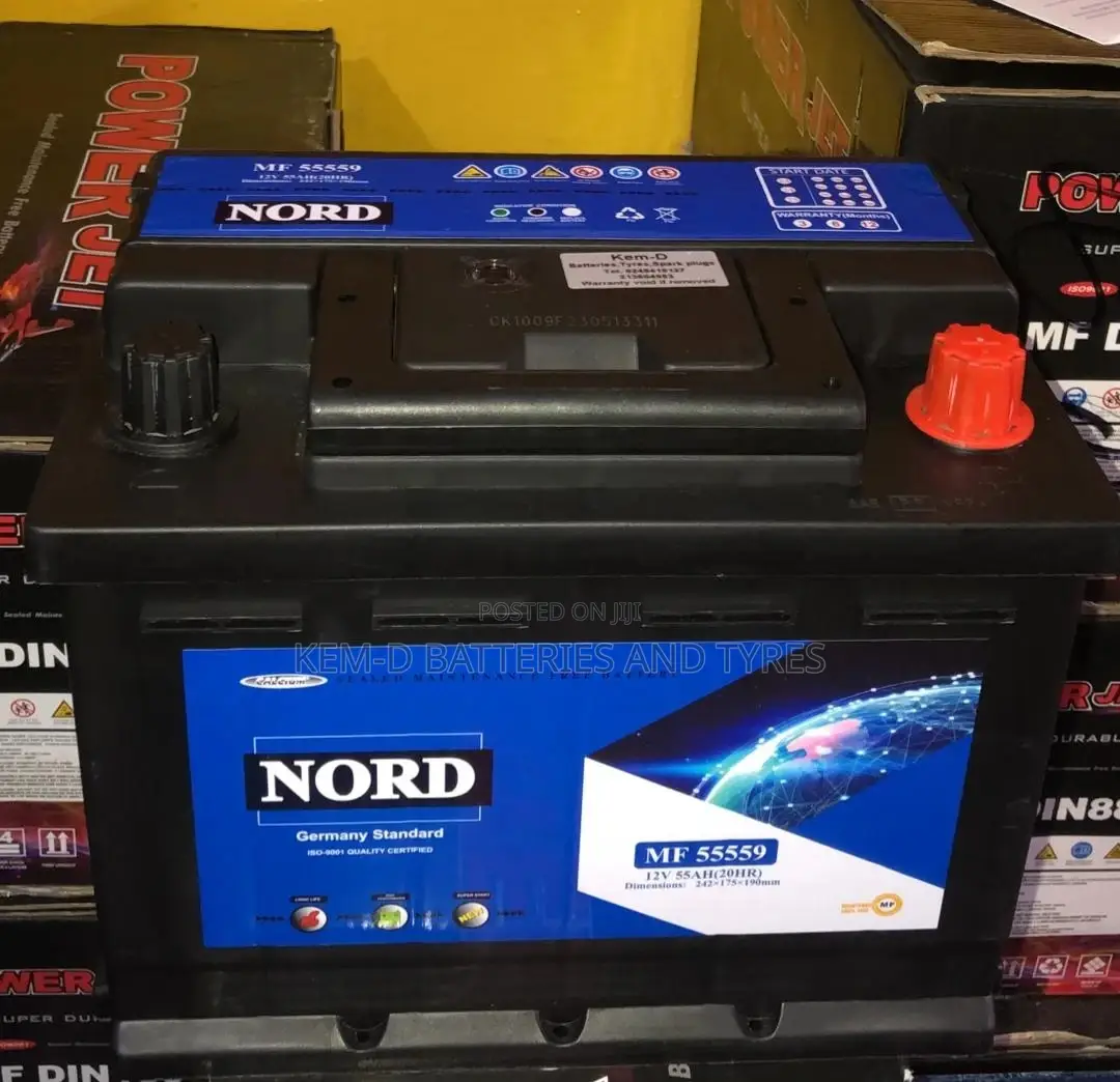 13 Plates Battery - 55ah 12 Volts for Medium Size Engines.