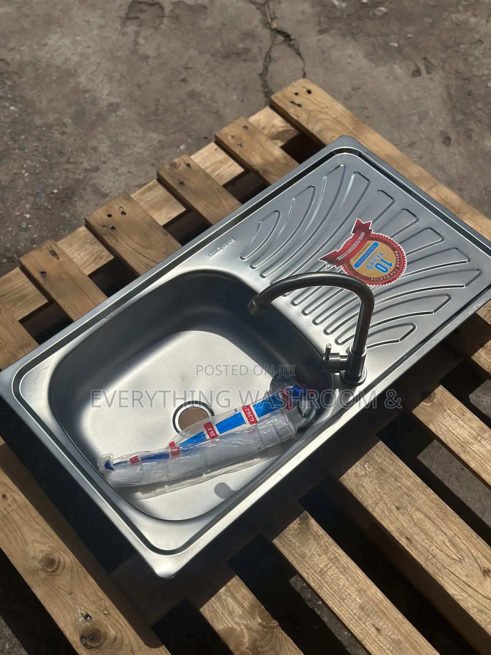 Single Bowl Single Arm Sink Complete With Tap_kitchen Sink