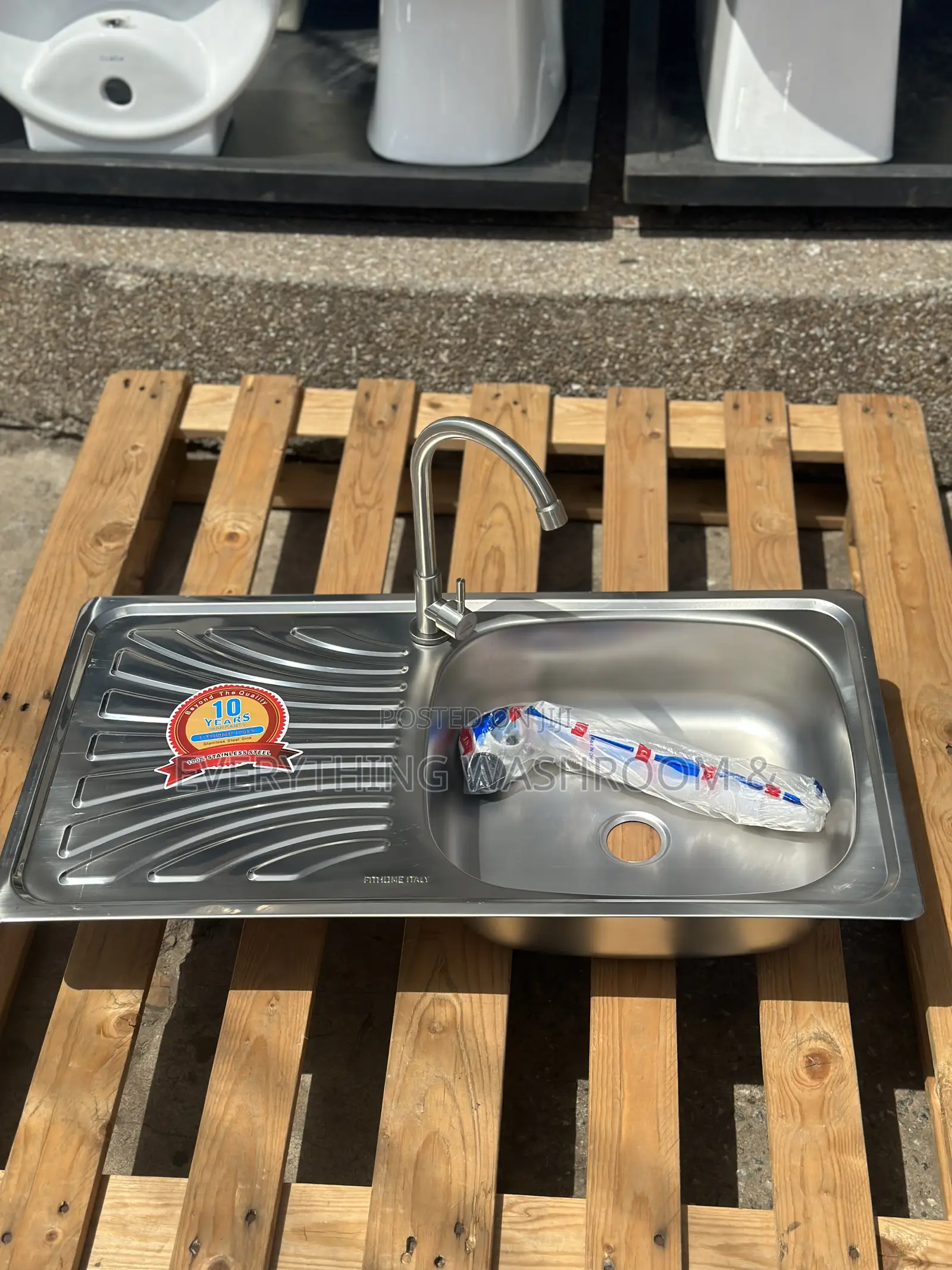 Single Bowl Single Arm Sink Complete With Tap_kitchen Sink