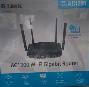Dlink Dual Band Gigabit Wi-Fi Router AC1200