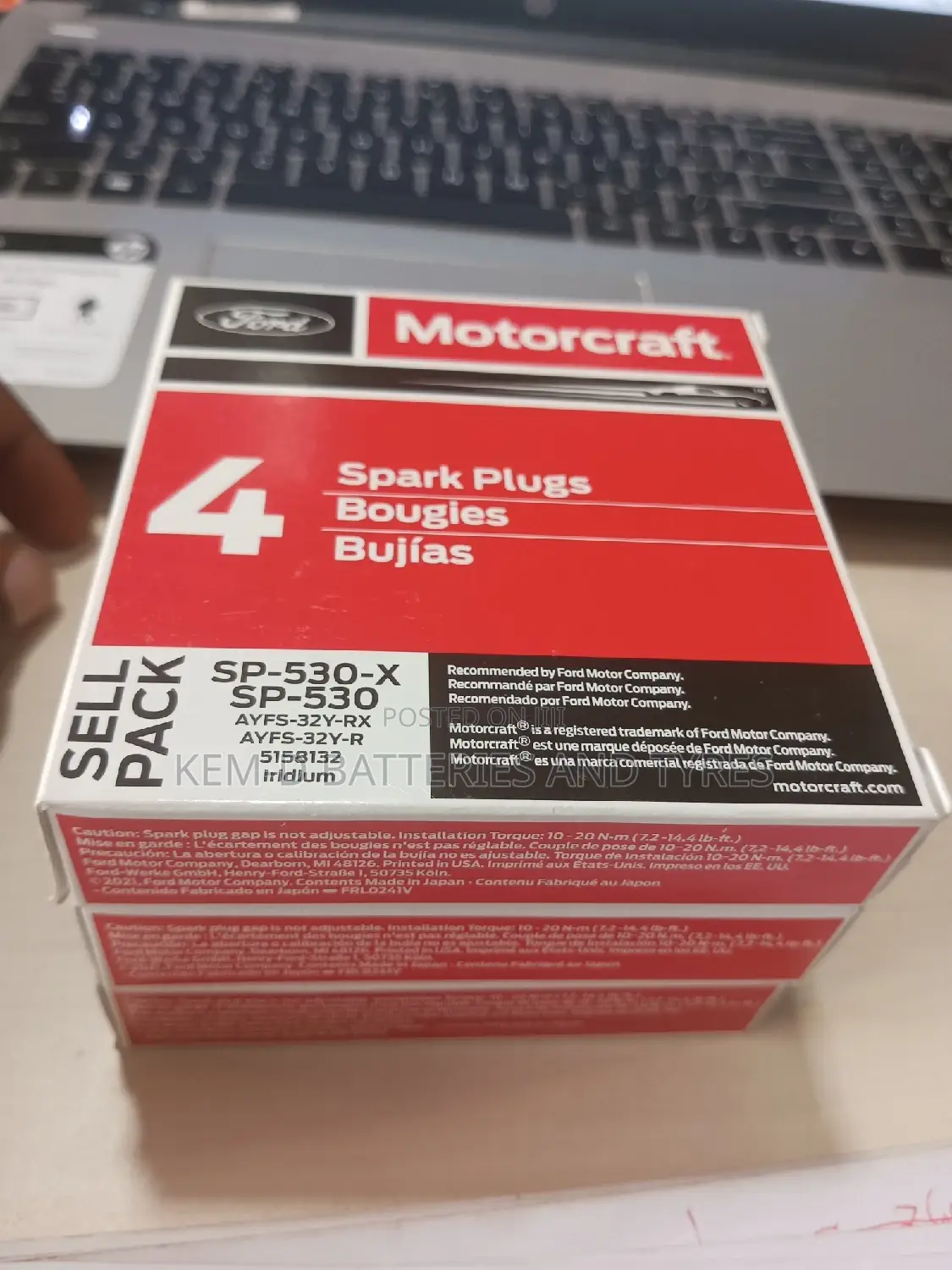 Motorcraft SP530 AYFS-32Y-R Iridium Spark SP530-X