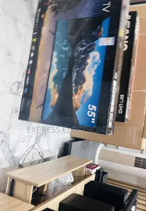Smart Glossy Asano 55” Slim Sleek Tv. Uhd