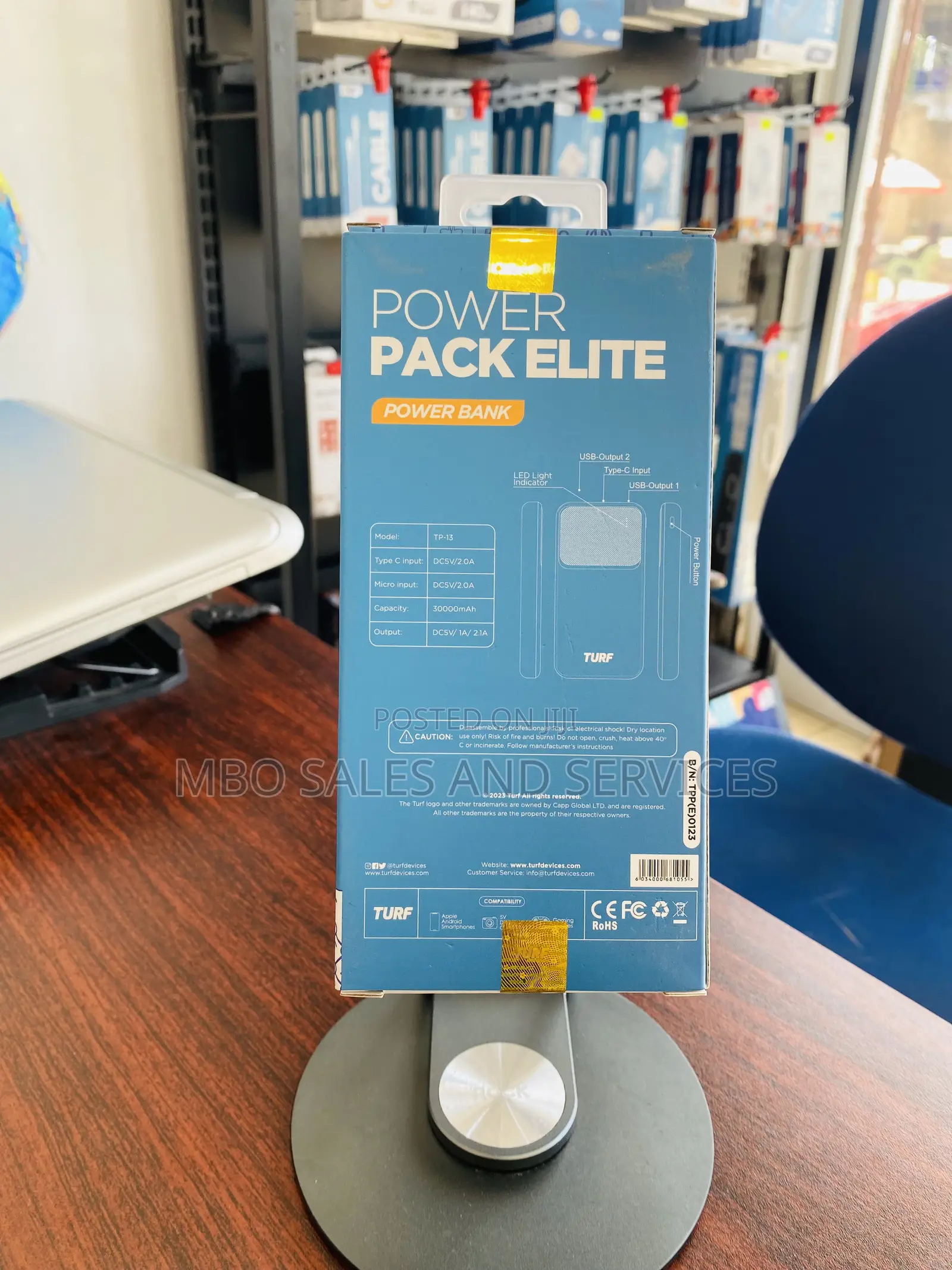 Turf Power Pack Elite 30000mah Powerbank