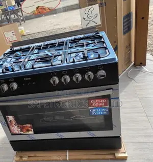 Ferre 5cooker  Oven With Grill 60x90 Black Auto Ignition