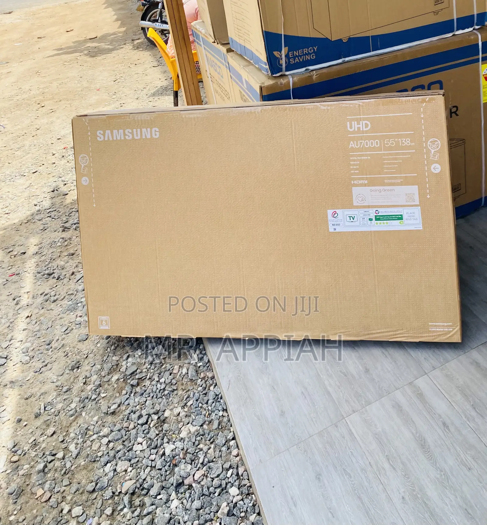 Sleek Samsung 55cu7000 55 Inch Uhd Smart Tv(Black).